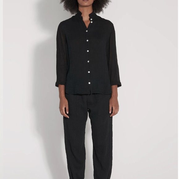 RAGUEL ALLEGRA Black Tracker Pant Size 3 Oversize Women Designer Casual Pants - Picture 2 of 7